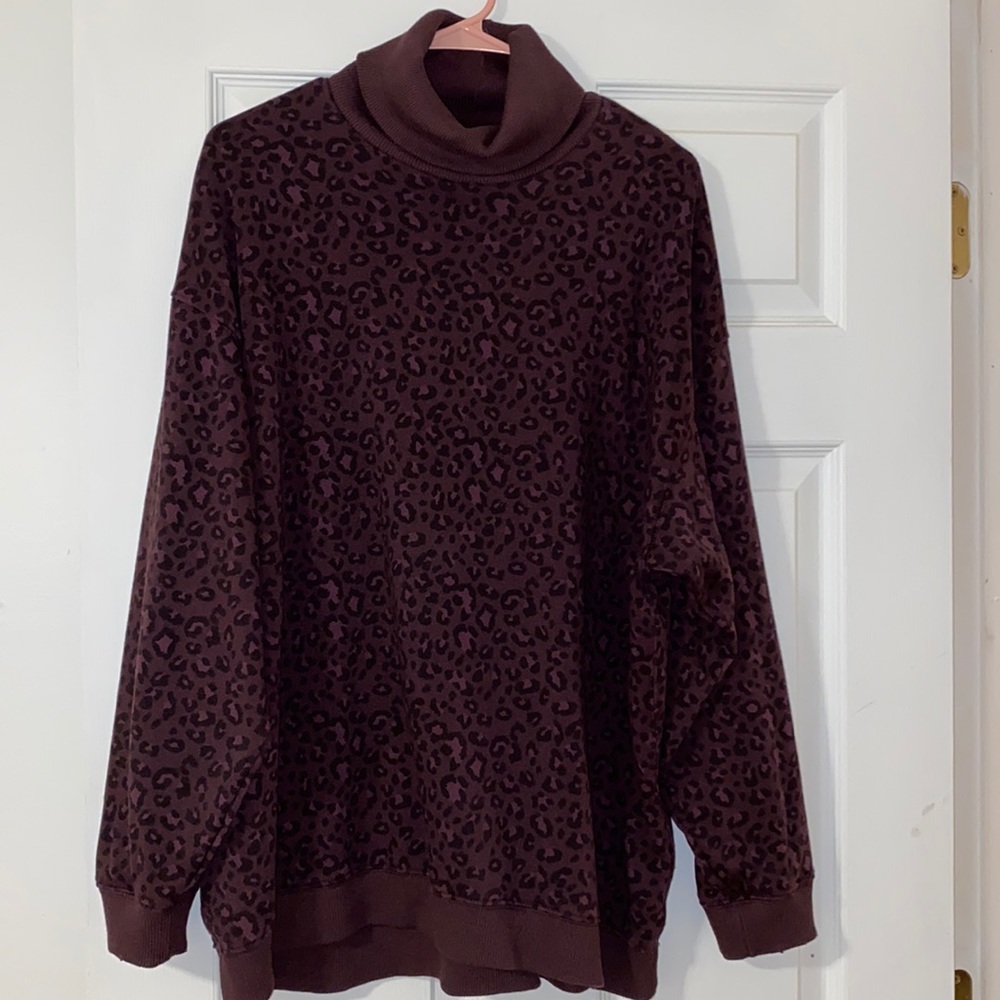 American Eagle Oversized Turtleneck Sweatshirt